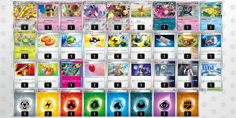 3MXyMy-SmKERy-RMSSS2のデッキ画像