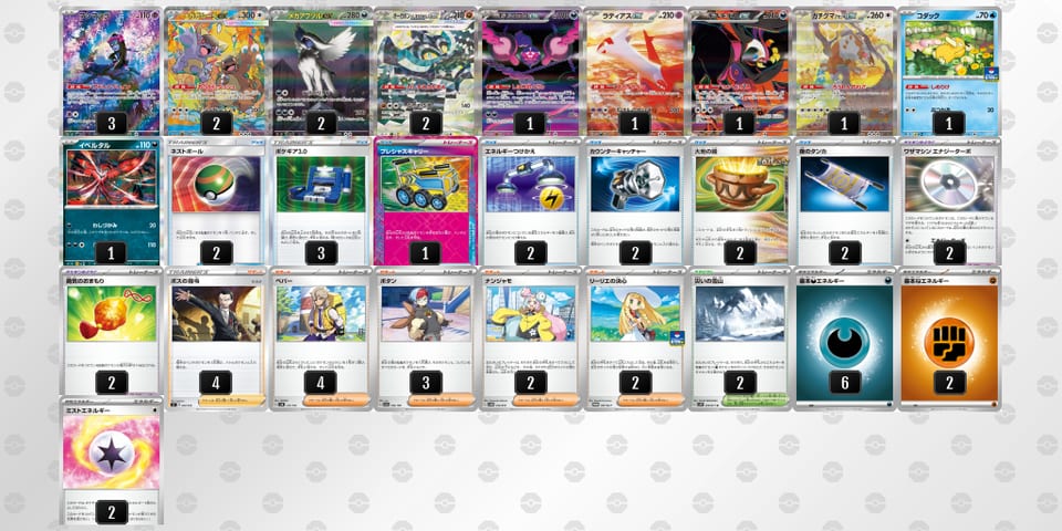 Y8YxcY-0OacoR-4xKc8cのデッキ画像