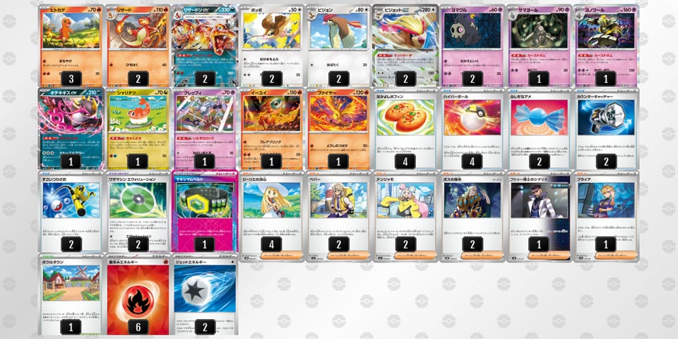 Yc8xJ8-wa5EYz-xcY4xDのデッキ画像