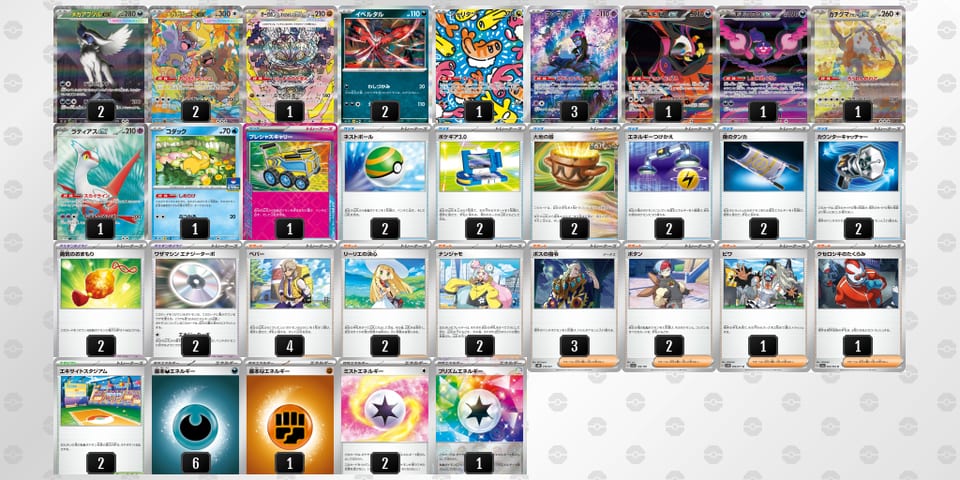 cxcxGa-PjgafO-Y8YDcJのデッキ画像