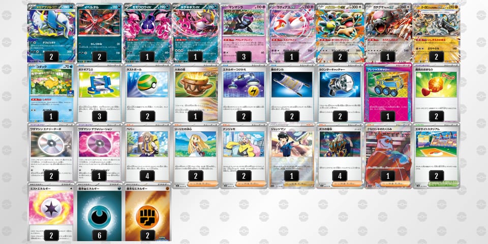 xxYKxx-RfeOOd-caYaJ8のデッキ画像